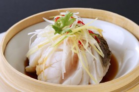 白身魚のネギ生姜蒸し